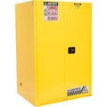 Justrite Justrite Flammable Cabinet With Self Close Double Door 90 Gallon 899020